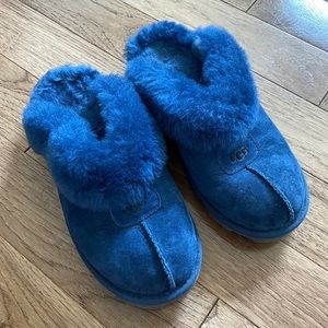 UGG Coquette blue slipper size 8